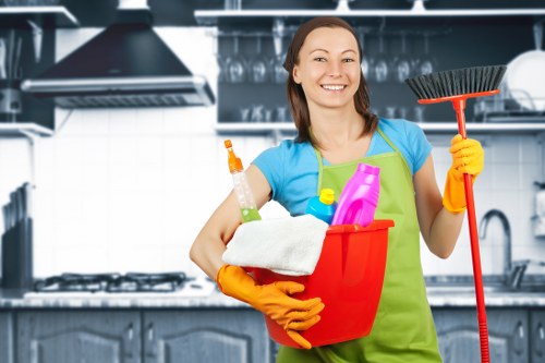 Commercial cleaning plan for offices and shared spaces in W1T