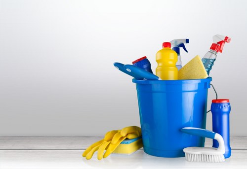 Carpet cleaning team in W1T supporting recycling and sustainable operations