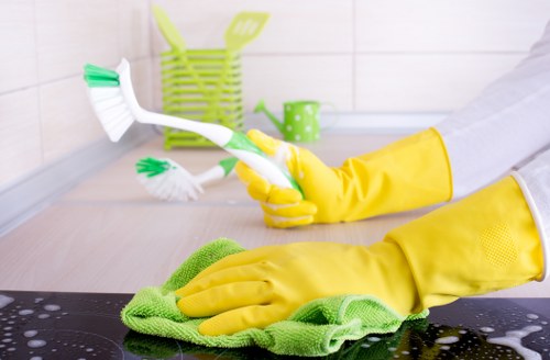 Cleaning dust and debris after refurbishment in a W1T property
